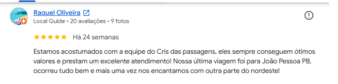 depoimento - cliente cris das passagens